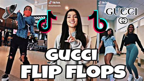 lyrics to gucci flip flops|gucci flip flops tiktok song.